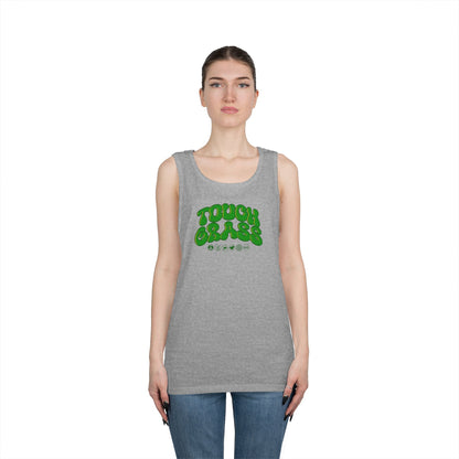 Unisex Heavy Cotton Tank Top - Touch Grass !!