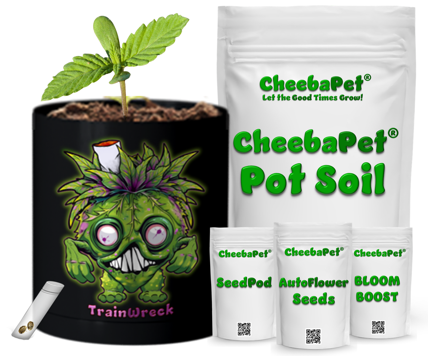 CheebaPet Planter Kit - TrainWreck:   30% Off use code "Weekly30"