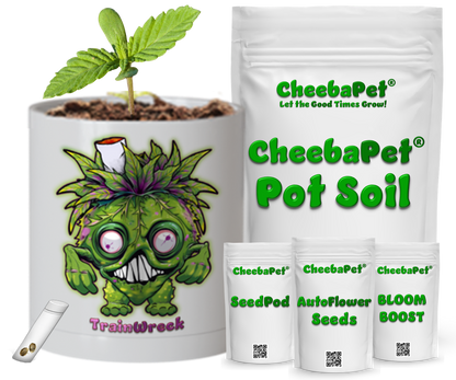 CheebaPet Planter Kit - TrainWreck:   30% Off use code "Weekly30"