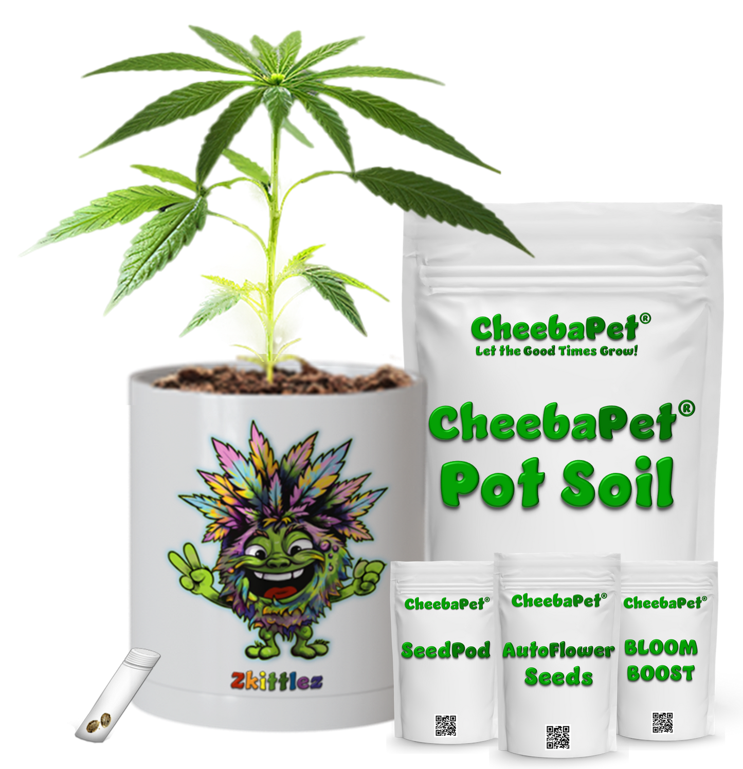 CheebaPet Planter Kit - Zkittlez